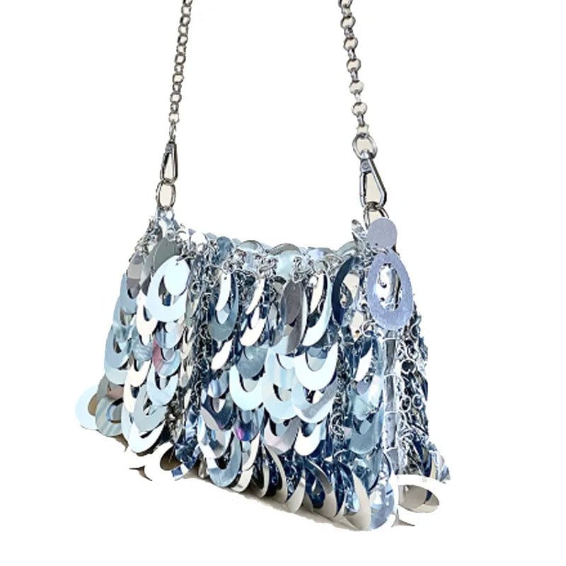 Bling Sequin High-quality Silver Phone Bag