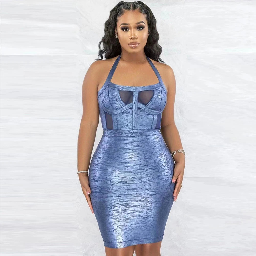 Bodycon Mini Bandage Dress Sleeveless