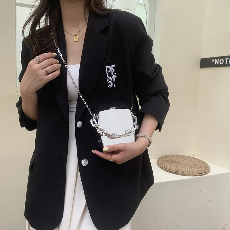 2024 Trend Clutch Bag Gold Silver