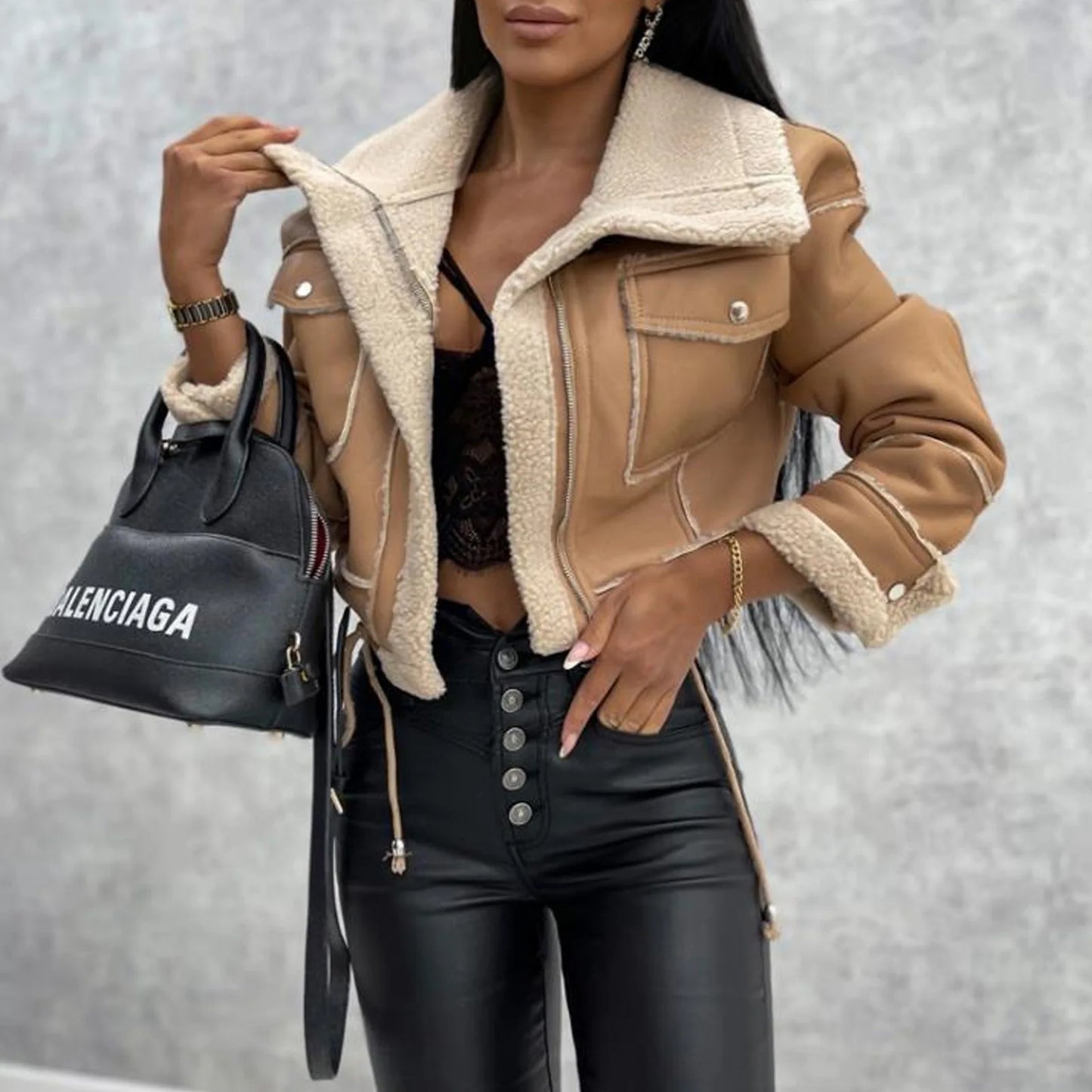 Suede Lamb Jacket