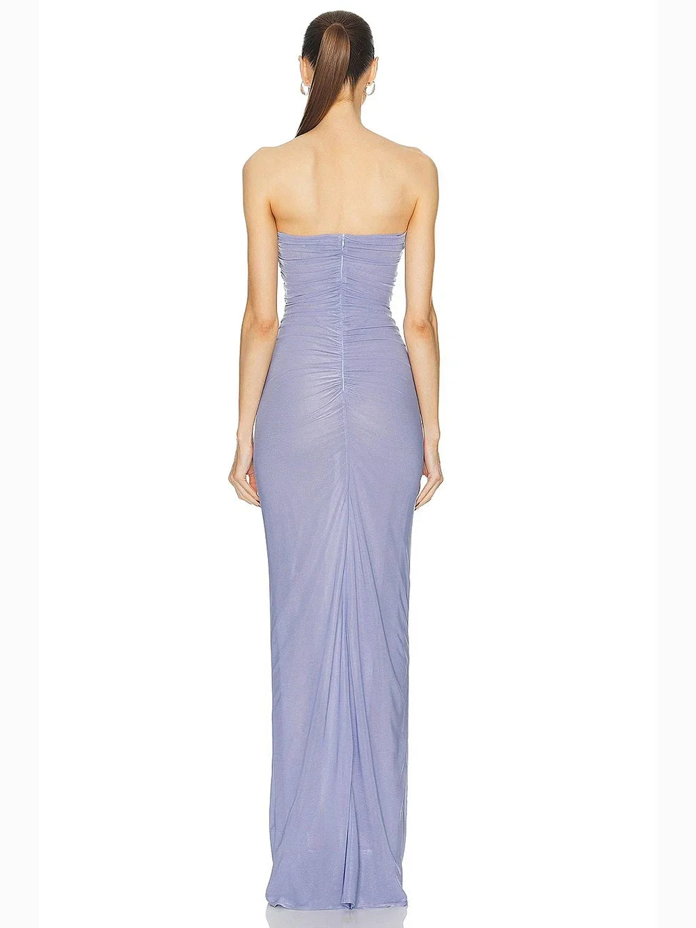 3D Flower Hollow Out Long Dress