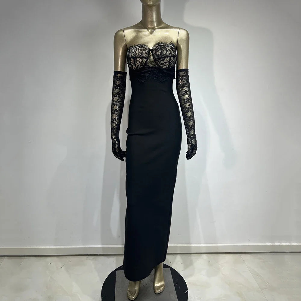 2024 Strapless Sexy Lace Sexy