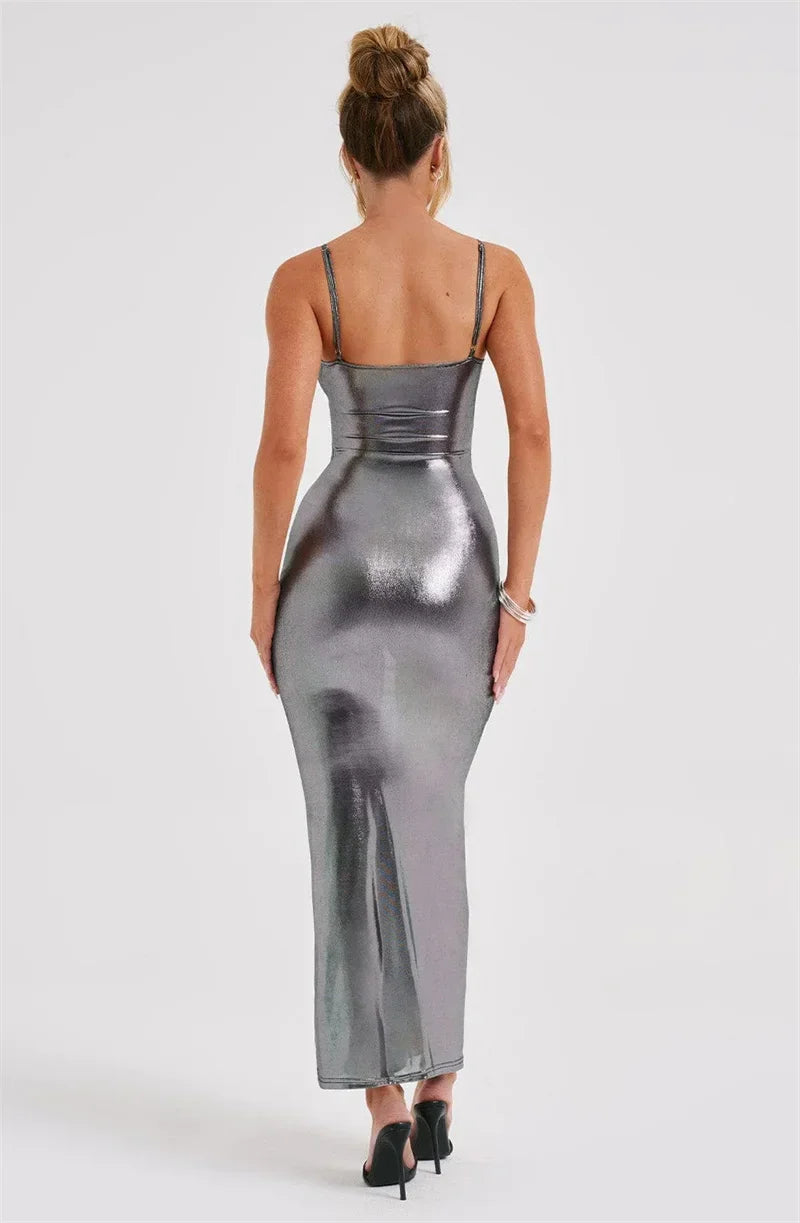 Shiny Bodycon Slim Women Sexy Ankle