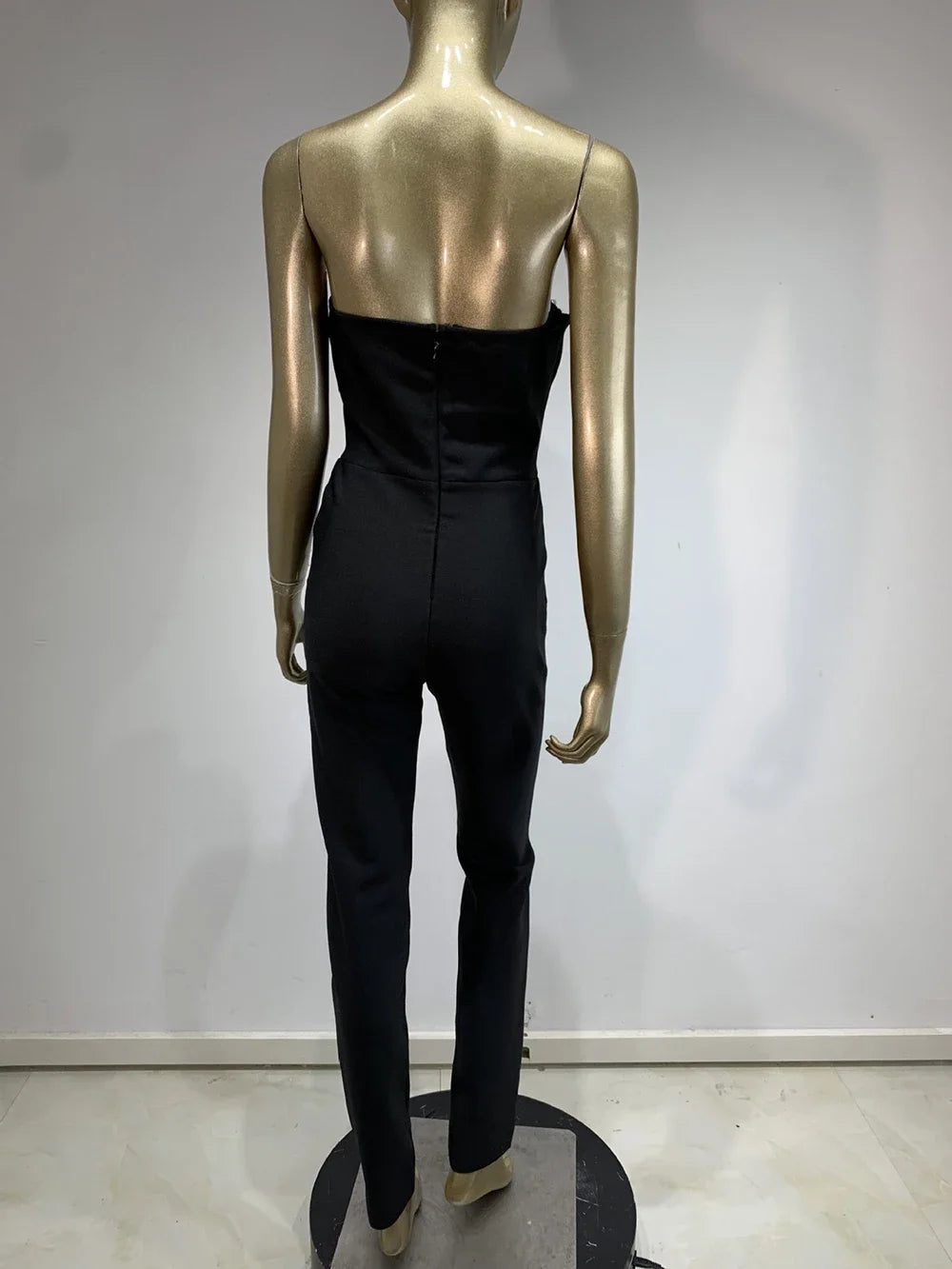 2024 Black Sexy Jumpsuit Bodycon