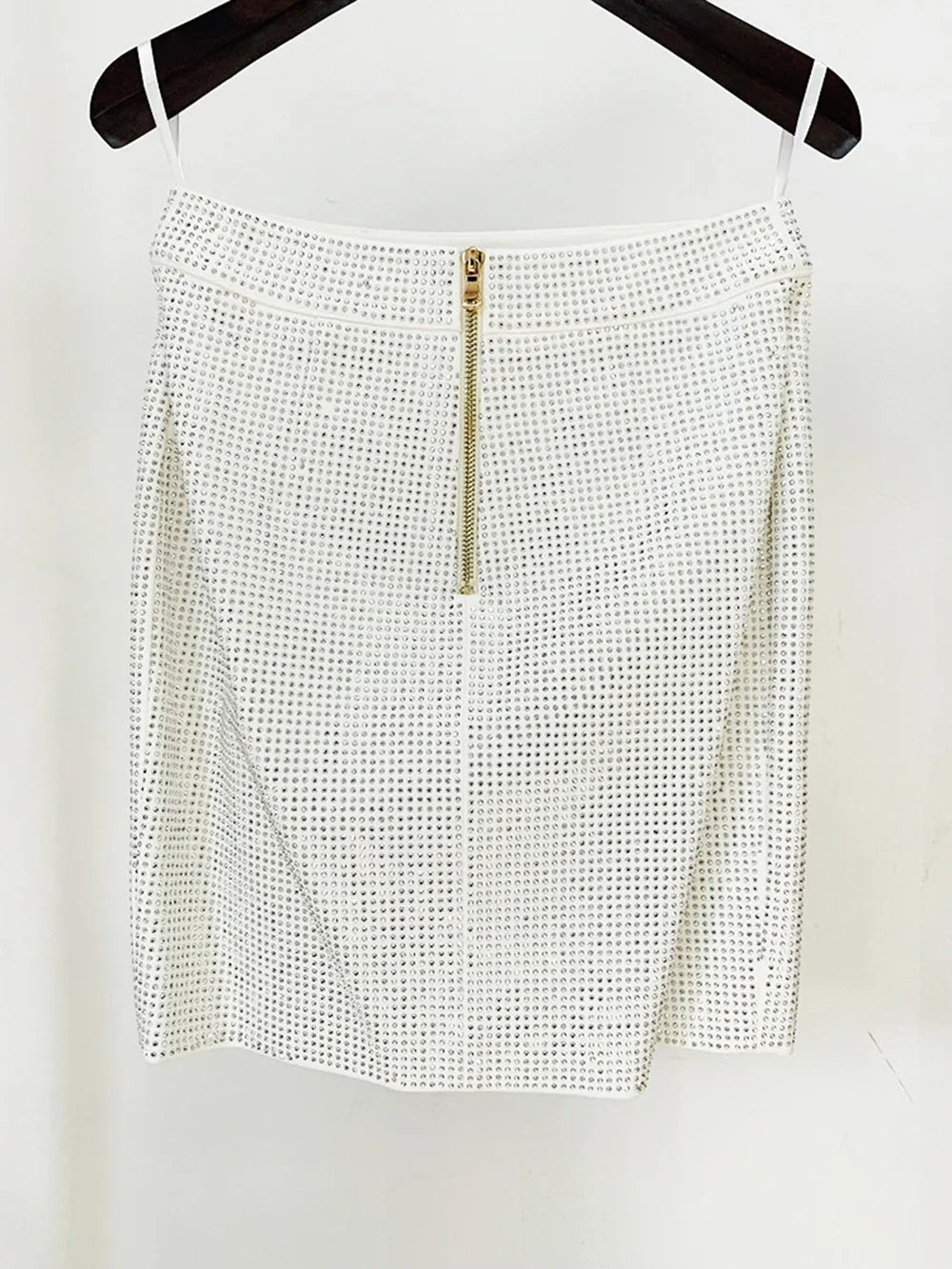 High Quality Striped Diamond Short Top+Short Skirt 2 Piece Set