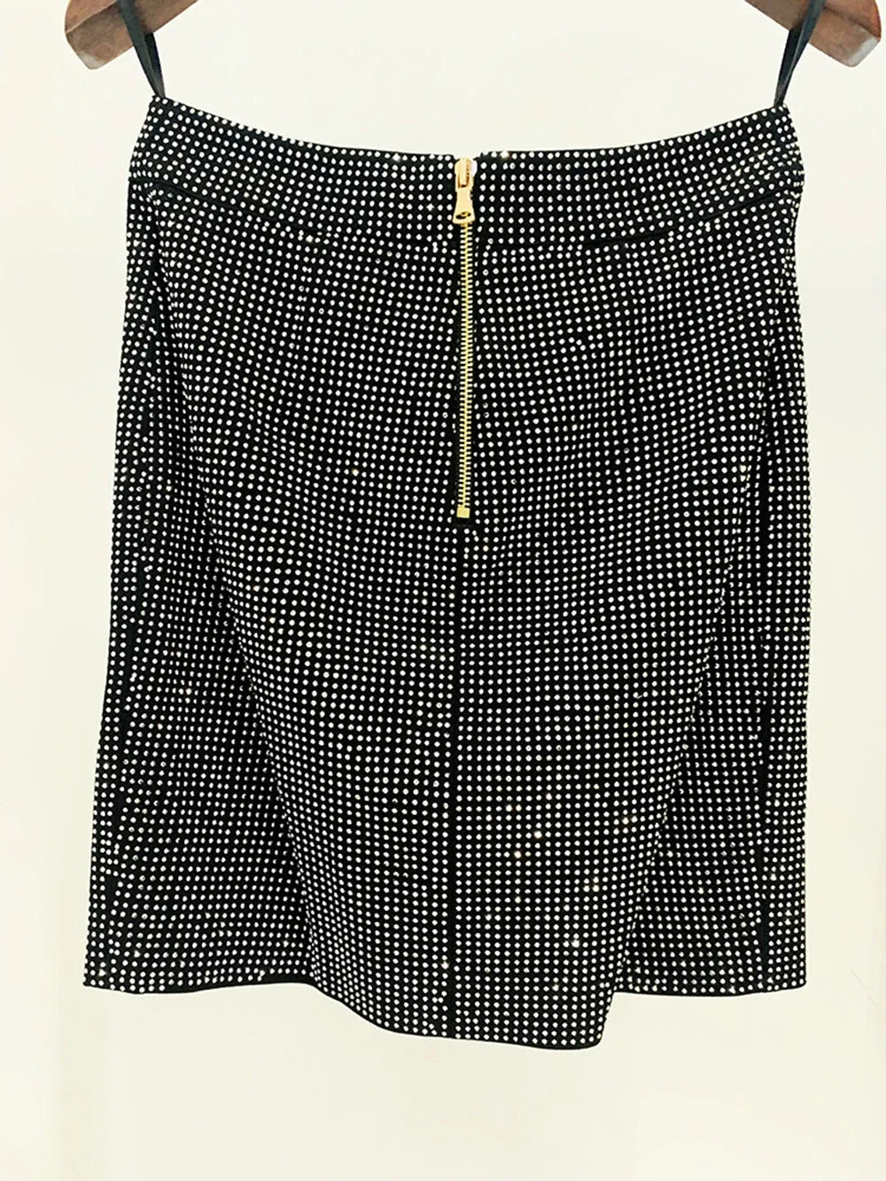 High Quality Striped Diamond Short Top+Short Skirt 2 Piece Set