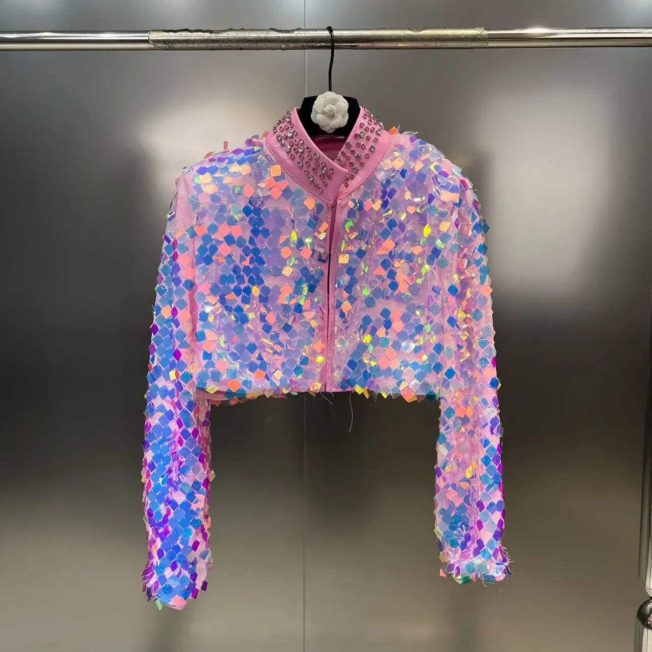 Spring Autumn Women Stand Collar