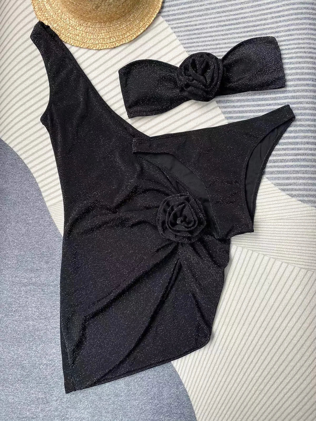 Floral Bikini Sets Cover Ups Swimming Suits