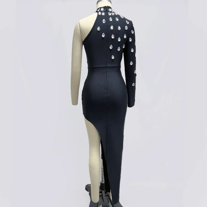 2024 Black Single Sleeve Diamond