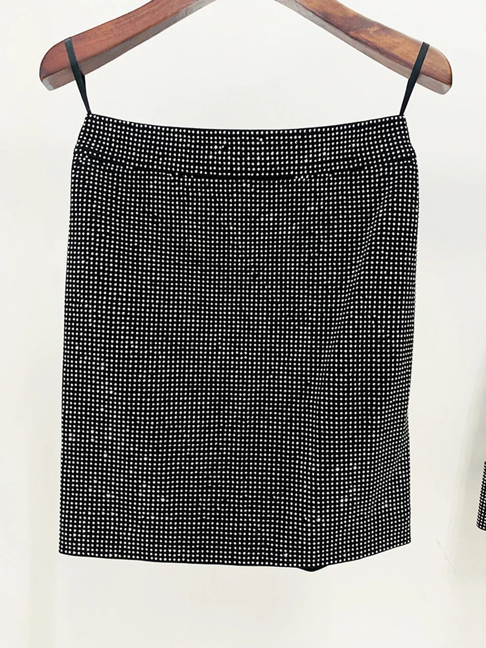 High Quality Striped Diamond Short Top+Short Skirt 2 Piece Set