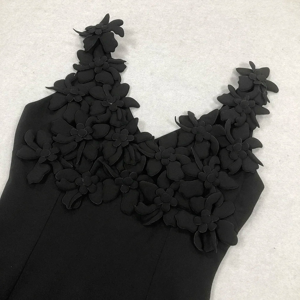 2024 High Quality Black Dress Luxury