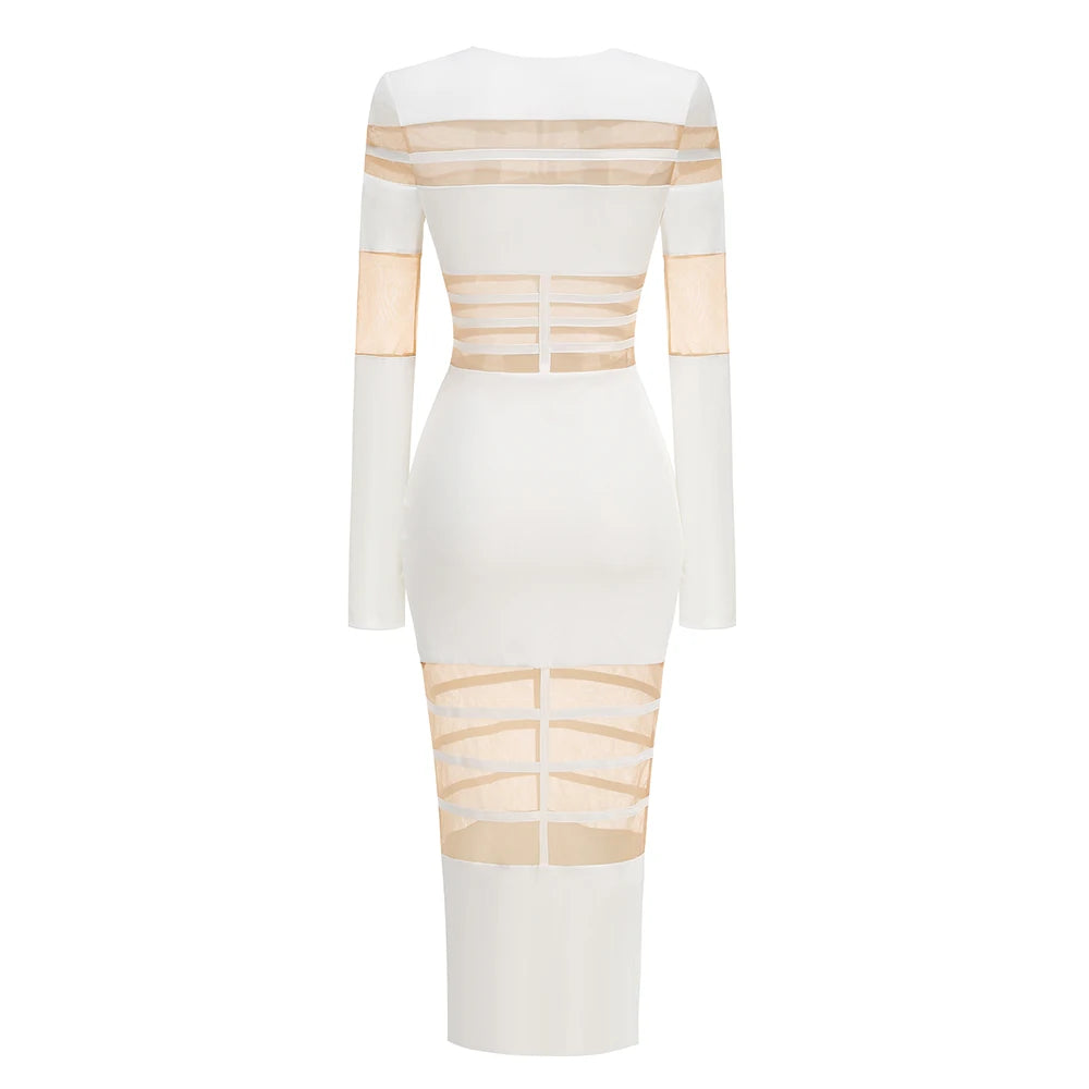 Sexy Mesh Patchwork "Stunner"
