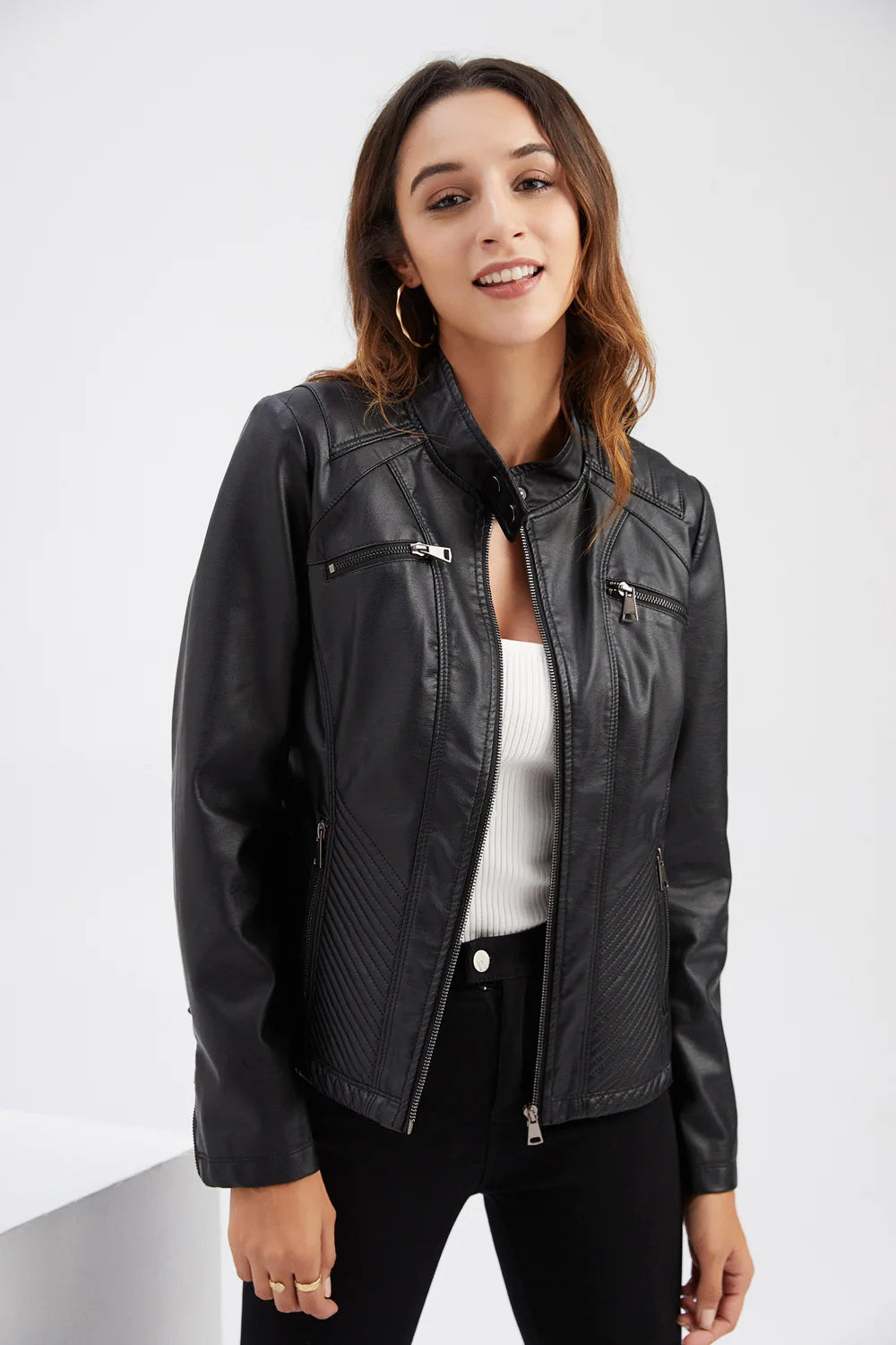 Leather Jacket Women 2024