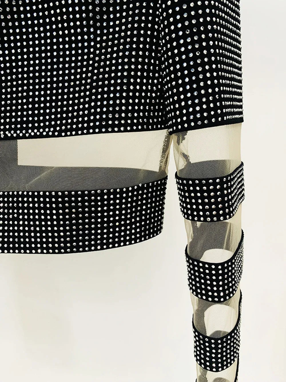 High Quality Striped Diamond Short Top+Short Skirt 2 Piece Set