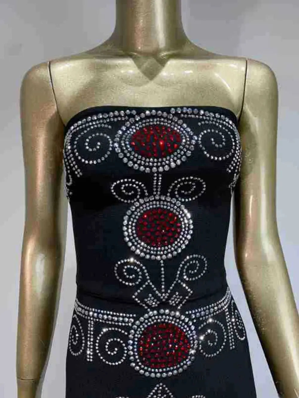 Luxury Sparkling Diamond Strapless