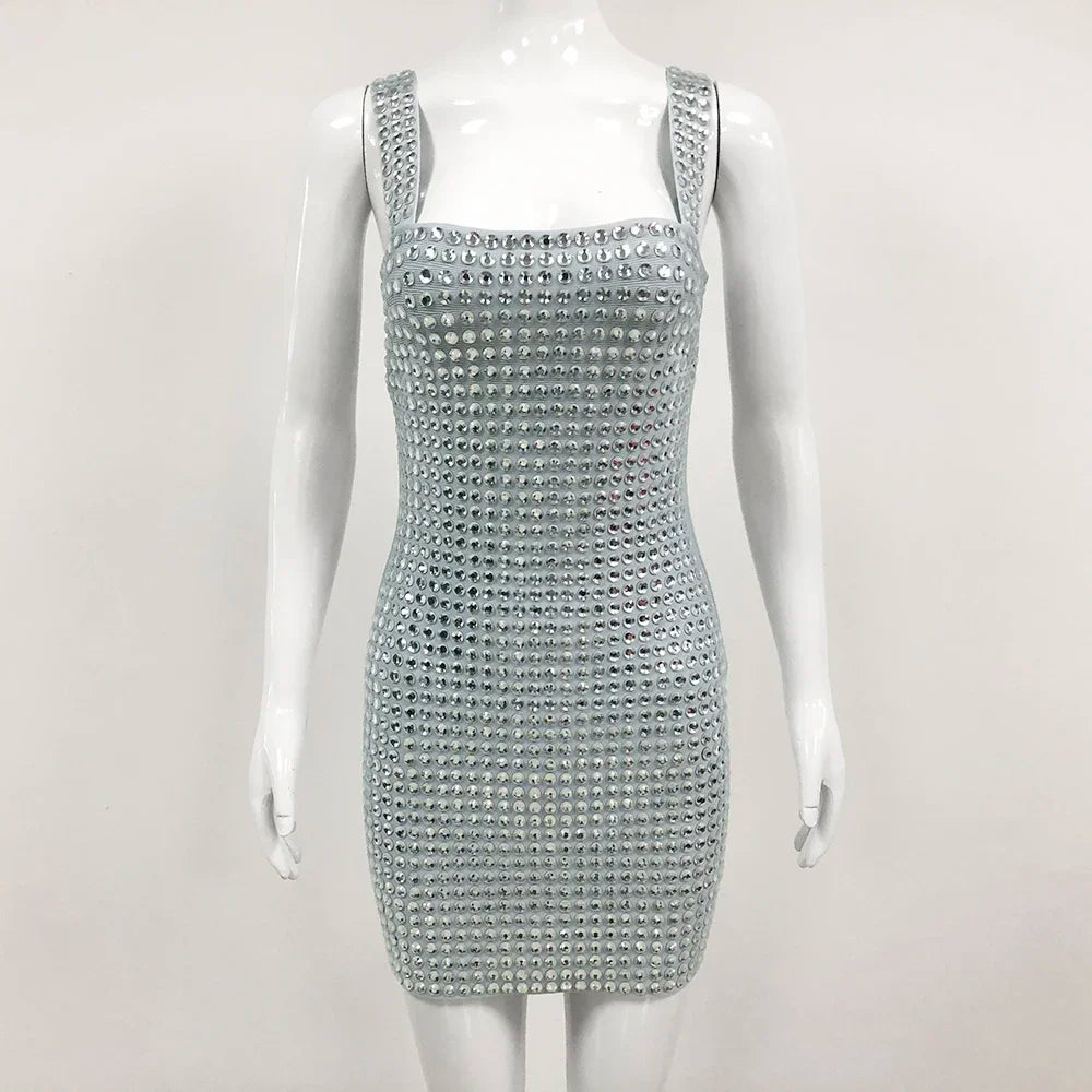 Celebrity Sexy Tank Backless Diamonds