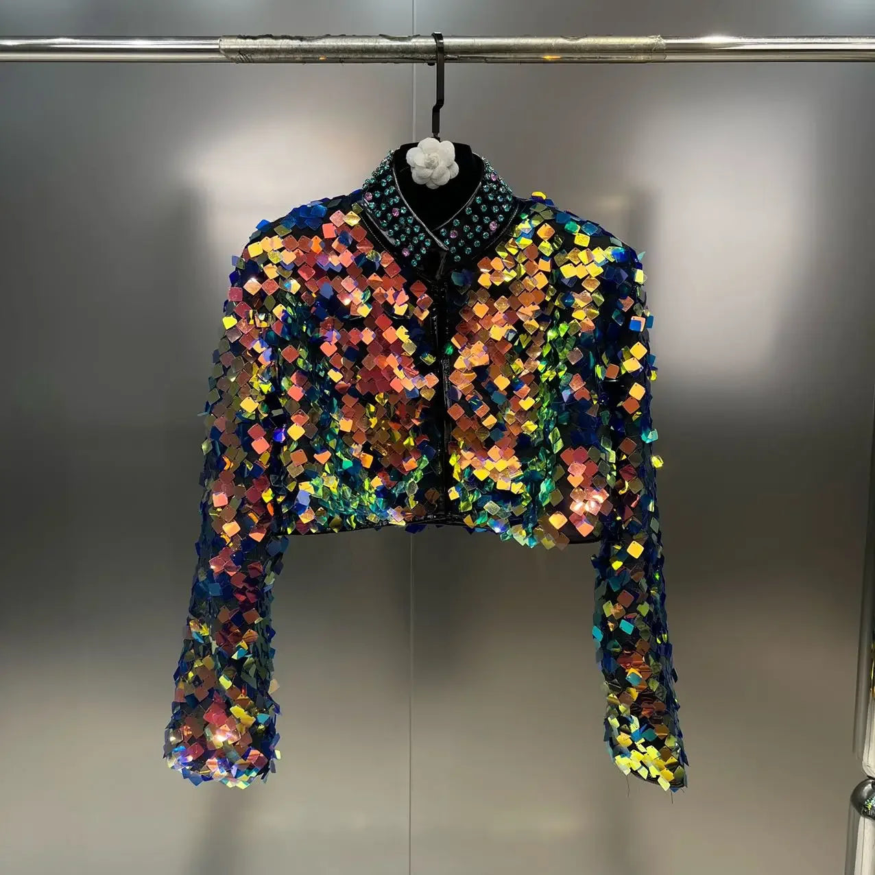Spring Autumn Women Stand Collar