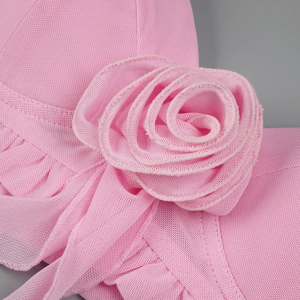 2024 New Sexy Hanging Neck 3D Flower