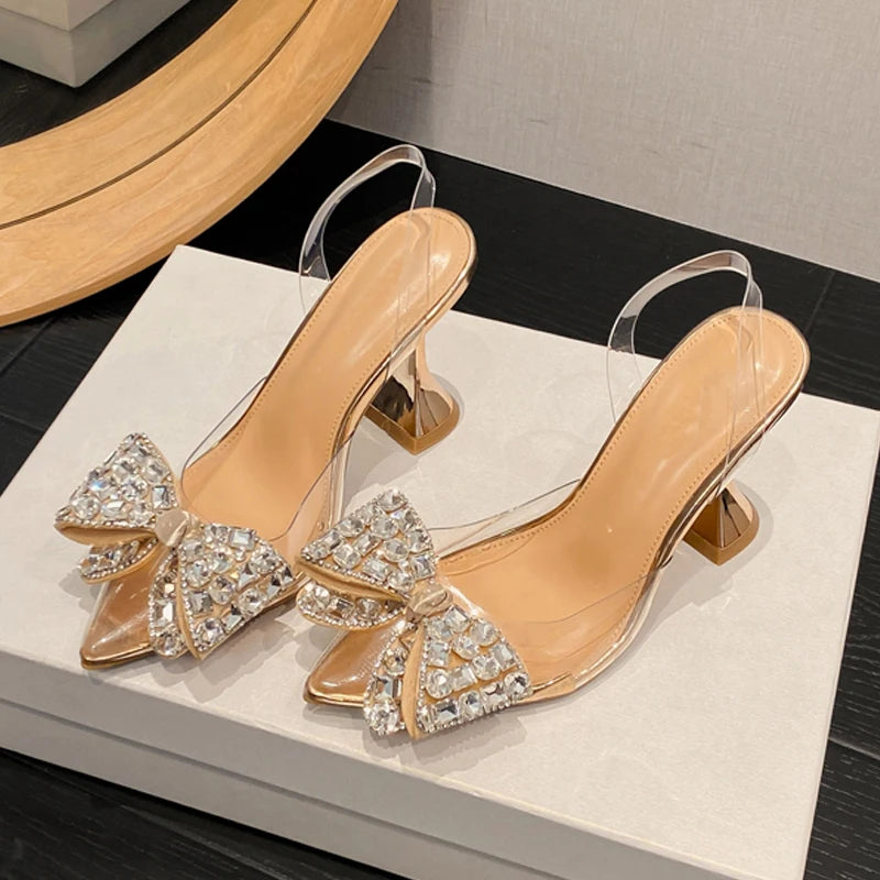 Butterfly-knot Crystal Heels