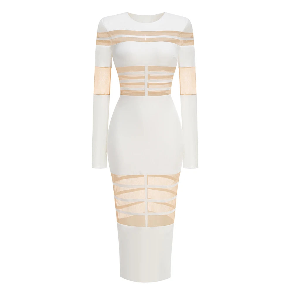 Sexy Mesh Patchwork "Stunner"