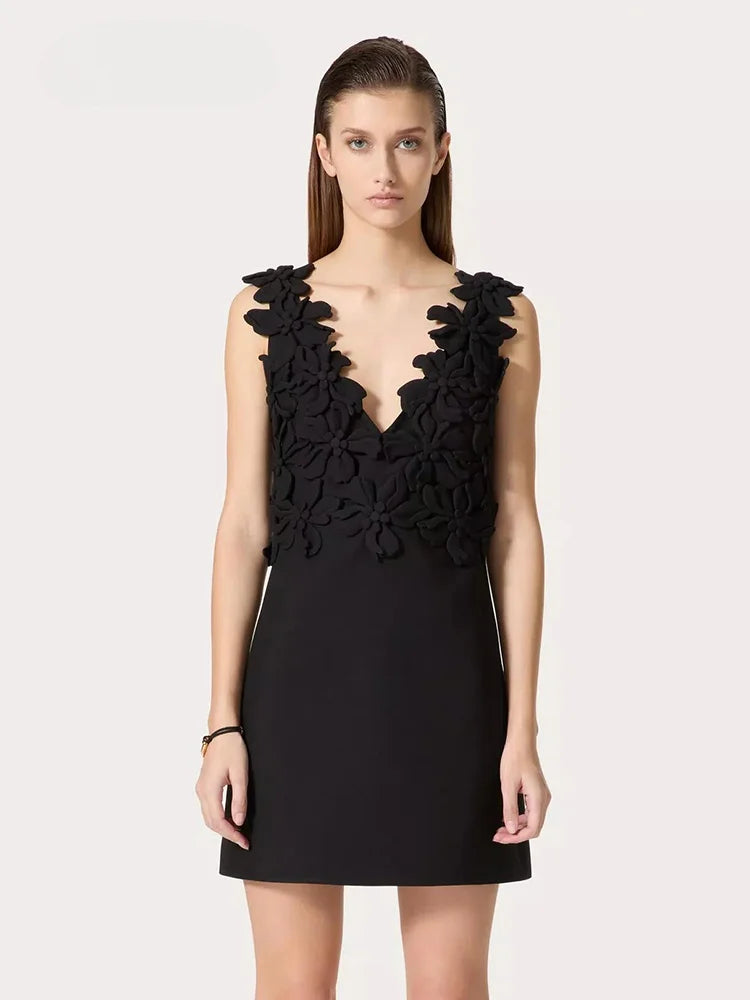 2024 High Quality Black Dress Luxury