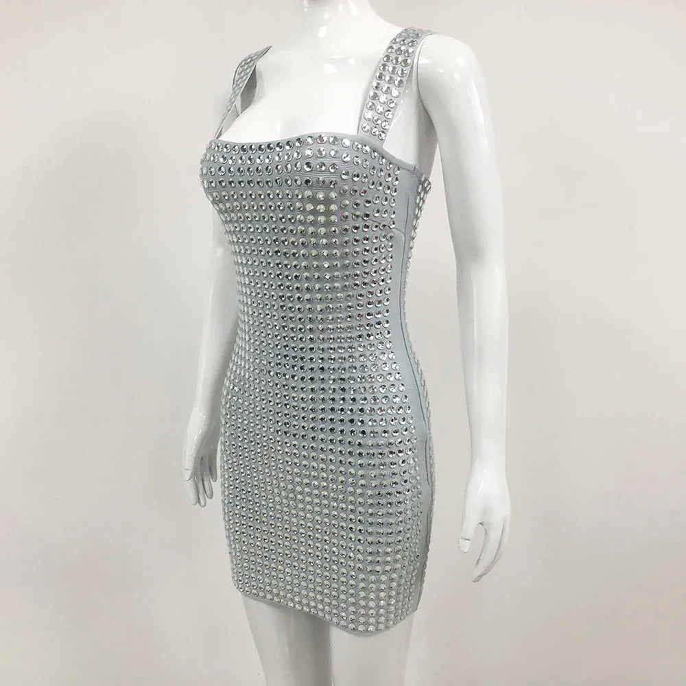 Celebrity Sexy Tank Backless Diamonds