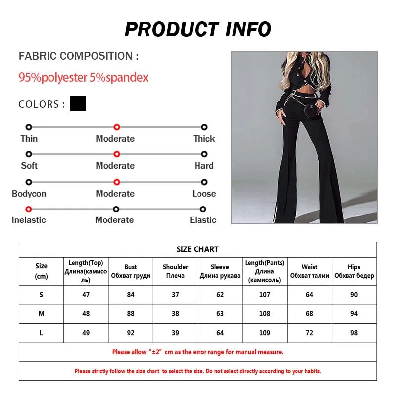 Elegant Black Patchwork 2 Piece