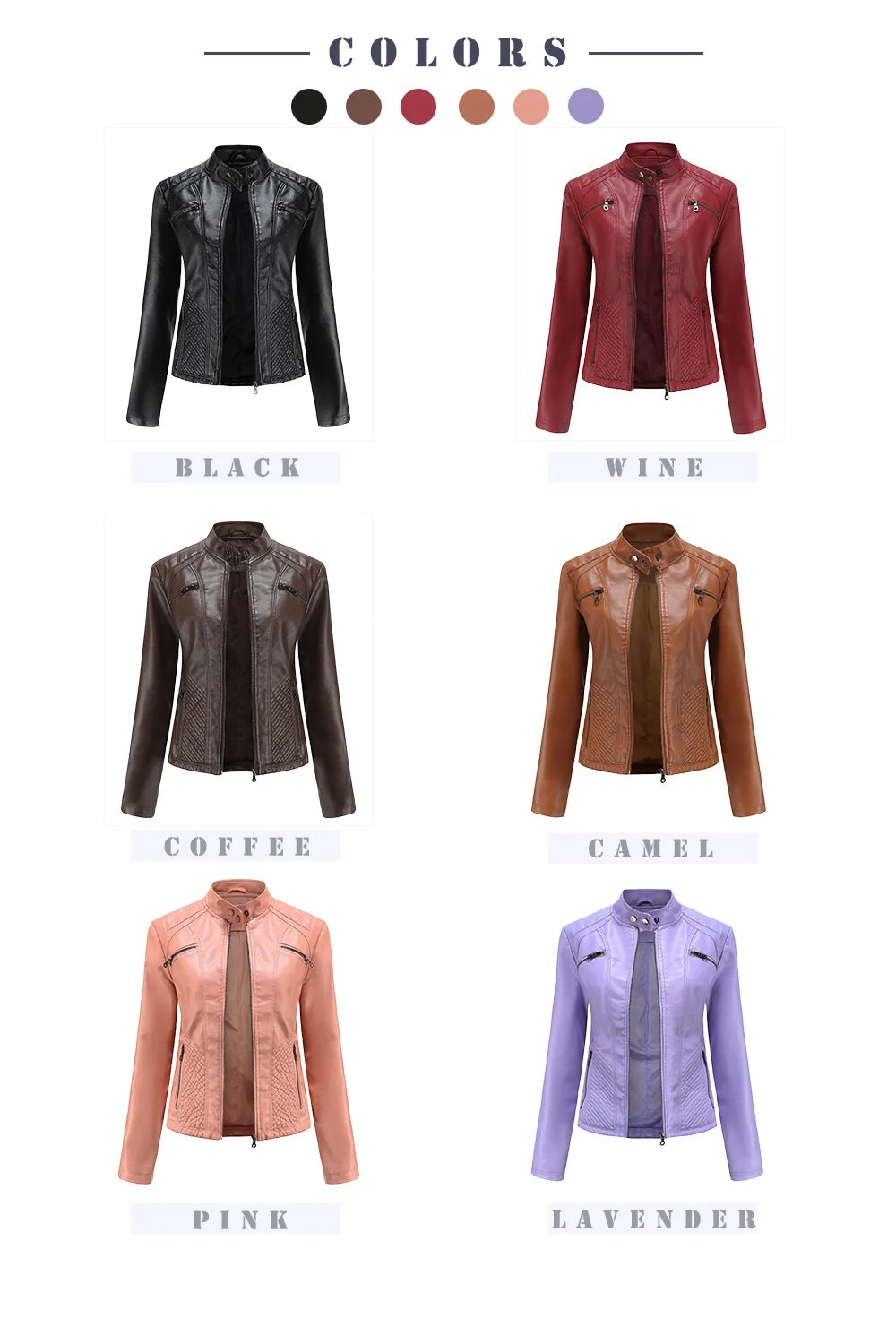 Leather Jacket Women 2024