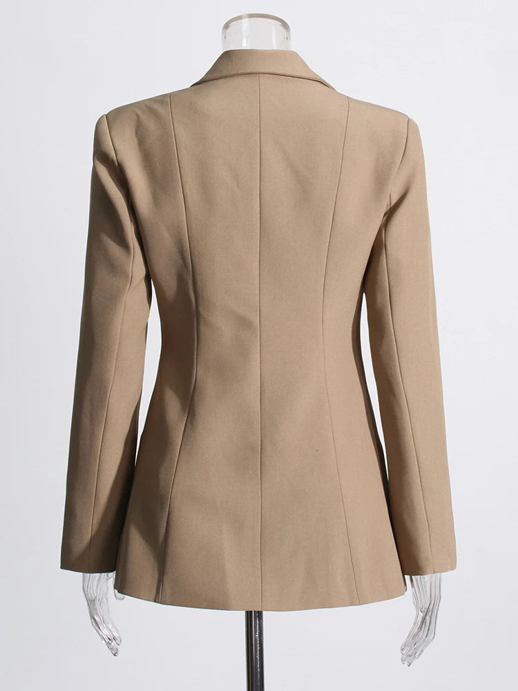 Patchwork Lace Up Blazer