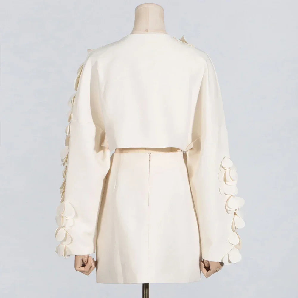 Neck Cardigan Party 2-Piece Set