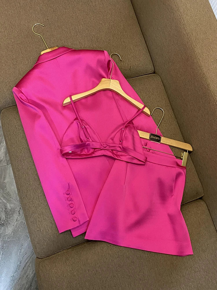 Good Quality Satin Suit