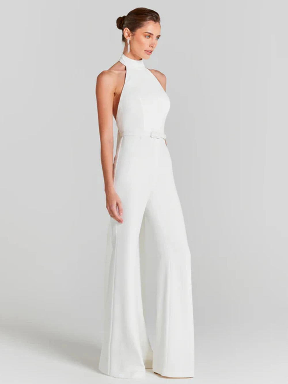 2024 Backless Halter Neck Slim Fit Floor