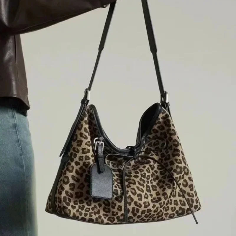 Vintage Leopard Shoulder Bag