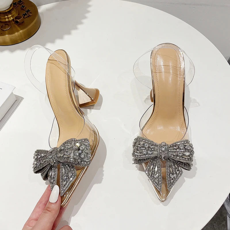 Sexy High Heel Ankle Slingbacks