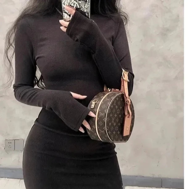 2024 Slim Dresses Long Sleeve