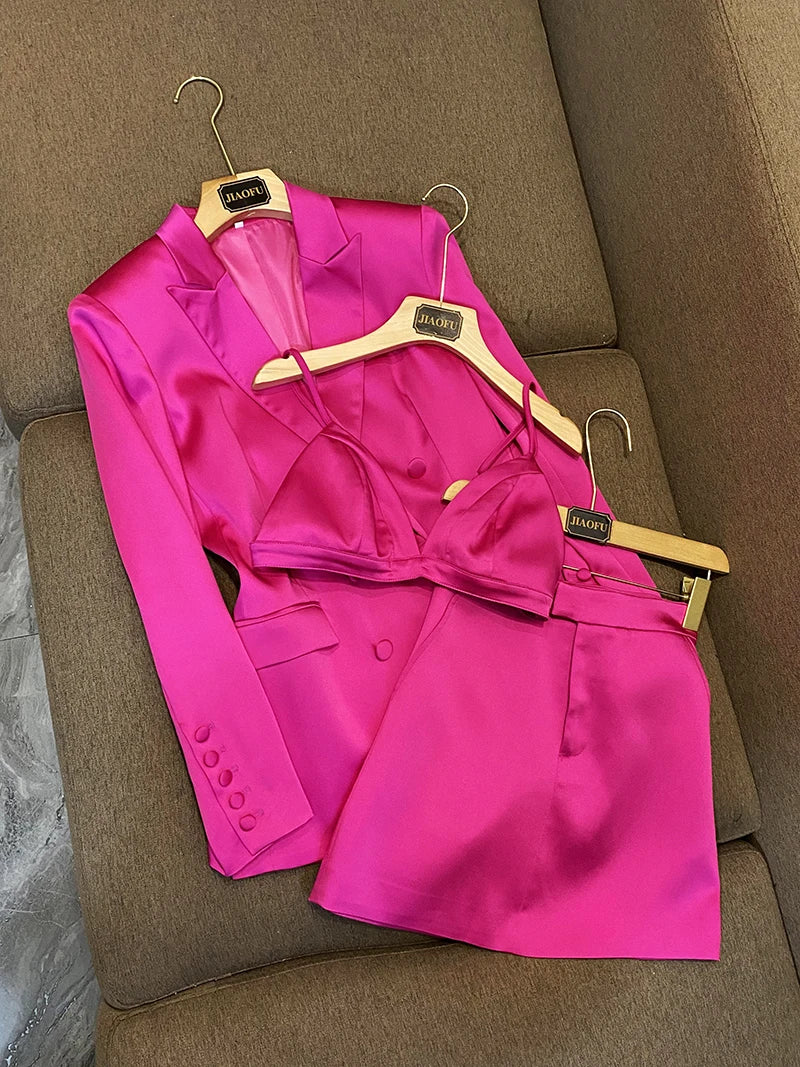 Good Quality Satin Suit