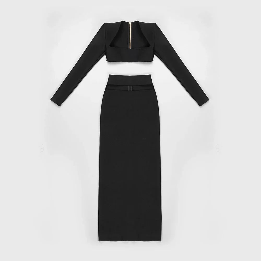 Sexy Long Sleeve Cut Out Hollow