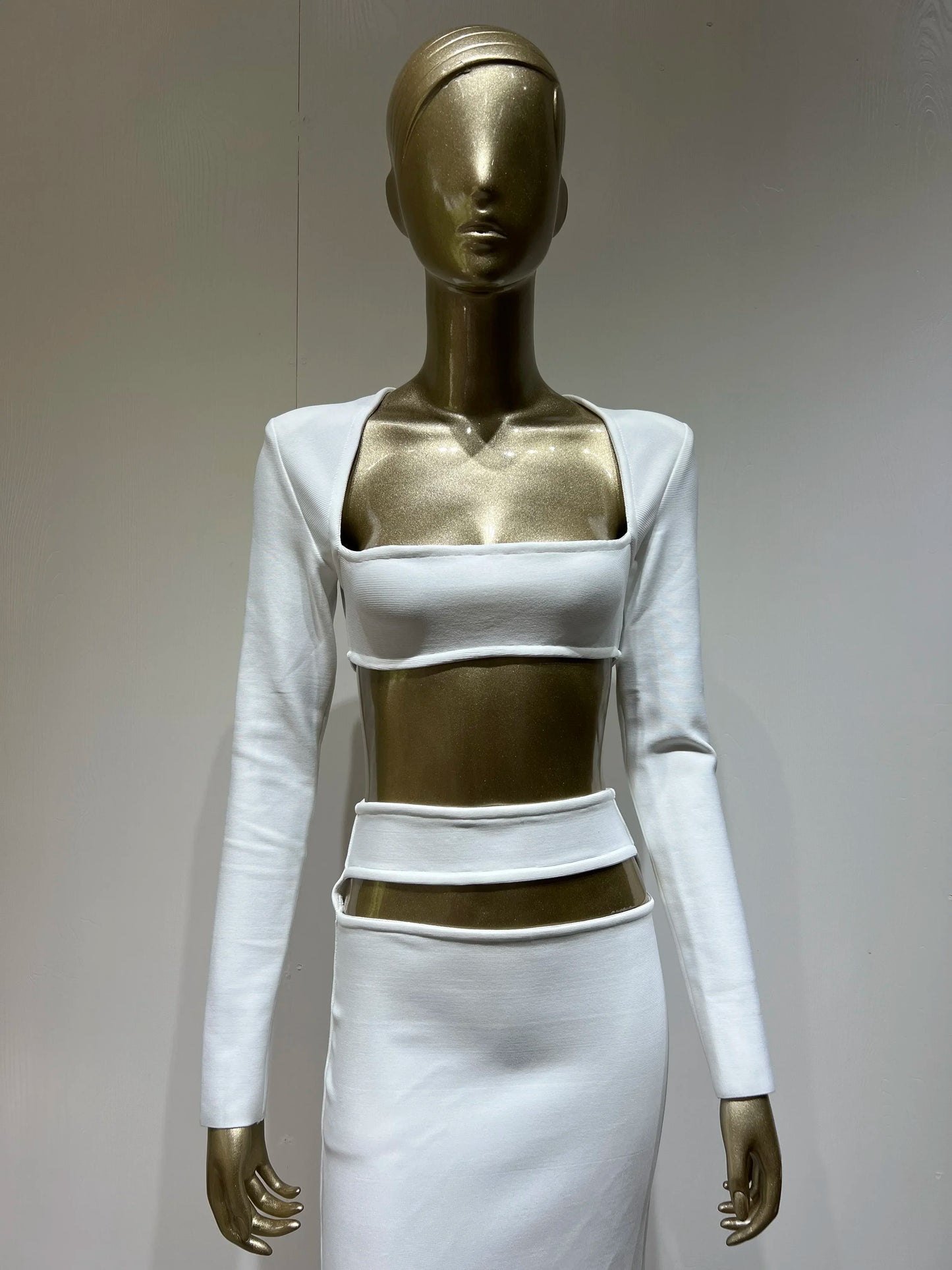 Sexy Long Sleeve Cut Out Hollow