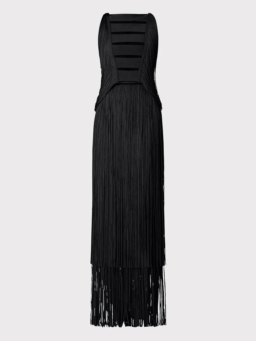 2024 New O-Neck Tassels Tight Long